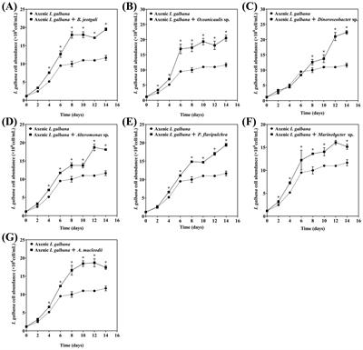 Pseudoalteromonas flavipulchra as a dual-functional probiotic for aquaculture: enhancing microalgae growth and antagonizing Vibrio pathogens